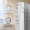 Radiador Eléctrico 2500W 11 elementos silencioso termostato ajustable apagado automático ruedas