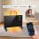 Radiador Eléctrico Wifi 2000W 77x46 cm con control remoto y pantalla LED, temporizador y kit de pared