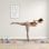 Sportnow Barra De Equilibrio Gimnasia Plegable 236 Cm Para Entrenamiento En Casa