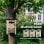 Pawhut Pack De 3 Casas Para Murciélagos De Madera Para Exterior Jardín Natural