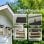 Pawhut Pack De 3 Casas Para Murciélagos De Madera Para Exterior Jardín Natural