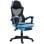 Vinsetto Silla Gaming Con Reposapiés Retráctil Respaldo Reclinable Azul