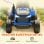 Aiyaplay Tractor Eléctrico Para Niños Con Remolque Desmontable Azul