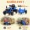 Aiyaplay Tractor Eléctrico Para Niños Con Remolque Desmontable Azul