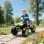 Aiyaplay Quad Eléctrico Para Niños De 3-8 Años 24v Con 2 Motores Verde