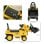 Homcom Tractor A Pedales Para Niños De 18 A 48 Meses Con Pala Bocina Amarillo