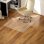 Homcom Alfombrilla Protectora Para Suelos 100x150 Cm Para Oficinas Transparente