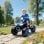 Aiyaplay Quad Eléctrico Para Niños De 3-8 Años 24v Con 2 Motores Azul