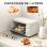 Homcom Mini Horno Eléctrico 9l 50w Con Temperatura Ajustable Temporizador Crema