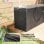 Outsunny Bolsa De Almacenamiento Para Cojines De Jardín 125x40x55cm Negro