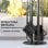 Outsunny Juego De Utensilios Para Chimenea De 5 Piezas 20x20x71 Cm Dorado