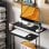 Homcom Escritorio Elevable Con Ruedas Enchufes Puertos Usb Y Altura Ajustable