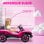 Aiyaplay Coche Eléctrico Para Niños De +3 Años Volkswagen E-buggy Rosa