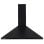 Campana extractora Everest 7060B Piramidal 60 cm negro con filtros y control mecánico