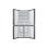 Frigorífico Samsung French Door 180cm 488L Clase E Grafito Twin Cooling No Frost