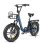Bicicleta eléctrica SAMEBIKE C05 Pro 500 W 36V 13Ah Plegable Suspensión Doble 20x4"
