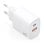 Cargador GaN AISENS A110-0952 30W 1xUSB-C PD3.0 QC4.0 1xUSB-A QC3.0 Blanco