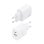 Cargador GaN AISENS A110-0952 30W 1xUSB-C PD3.0 QC4.0 1xUSB-A QC3.0 Blanco