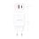 Cargador GaN AISENS A110-0952 30W 1xUSB-C PD3.0 QC4.0 1xUSB-A QC3.0 Blanco