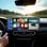 Pantalla Táctil inalámbrica portátil CarPlay Android Auto con cámara frontal y trasera
