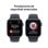 Apple Watch SE 3 GPS + Cellular 44 mm Aluminium Minuit avec Bracelet Sport Minuit M/L