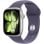 Apple Watch Series 11 GPS Caixa 42mm Alumínio Prateado com Bracelete Desportiva Roxo Névoa S/M