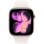 Apple Watch Series 11 GPS Caixa 46mm Alumínio Rosa‑Dourado com Bracelete Desportiva Rosa Leve S/M
