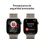 Apple Watch Series 11 GPS + Cellular 42mm Caja de Titanio Natural con Pulsera Milanese Loop Natural