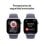 Apple Watch Series 11 GPS + Cellular 46mm Caja Aluminio Plata con Correa Deportiva Niebla Lila S/M
