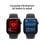 Apple Watch Series 11 GPS + Cellular 5G 46mm OLED Titane Noir S/M Étanche IP6X SpO2 Pulsomètre