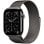 Apple Watch Series 11 GPS + Cellular 46 mm, boîtier en titane ardoise avec boucle milanaise, ardoise M/L