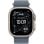 Apple Watch Ultra 3 GPS + Cellular 49 mm, boîtier en titane naturel et bracelet bleu océan