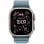 Apple Watch Ultra 3 GPS + Cellular 49 mm Boîtier en titane naturel Boucle alpine Bleu clair Moyen