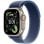 Apple Watch Ultra 3 GPS Cellular 49mm OLED Titane Naturel Bleu M/L Étanche IP6X SpO2 Pulsomètre