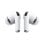 Écouteurs Apple sans fil Bluetooth avec réduction de bruit, micro et capteur cardiaque, blanc