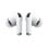 Auricolari Apple AirPods Pro 3 wireless Bluetooth con cancellazione attiva USB-C Bianchi
