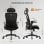 Silla ergonómica Sense7 Noxo respaldo de malla, reposabrazos abatibles y 150 kg carga