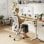 Silla ergonómica Sense7 Noxo respaldo malla reposabrazos abatibles gris y negro