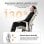 Silla ergonómica Sense7 Noxo respaldo malla reposabrazos abatibles gris y negro