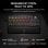 Corsair Vanguard Pro 96 Teclado Mecânico com Ecrã LCD e Teclas Macro (ES)