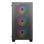 Caixa UNYKAch Revelat Mesh Edge Micro ATX ARGB Vidro Temperado Preta