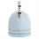 Chaleira elétrica vintage 1,8 L aço inoxidável compacta, prática 2200 W, azul.