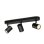 Luz de techo inteligente WiZ Imageo 3 focos ajustables LED Wi-Fi Bluetooth negro