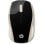 Ratón HP inalámbrico 1000 DPI ambidiestro negro oro pilas AAA