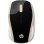 Rato HP 200 sem fios 1000 DPI ambidestro preto dourado pilhas AAA
