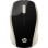 Rato HP 200 sem fios 1000 DPI ambidestro preto dourado pilhas AAA