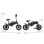 Bicicletta elettrica URBANGLIDE BIKE 140S 250W 14" Pieghevole App Bluetooth LED