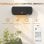 Homcom Calefactor Eléctrico De Pared 1000w/2000w Control Remoto 45x18,6x11,5 Cm