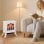 Homcom Chimenea Eléctrica De Pie 750/1500 W Área De Cobertura 15-20 M² Blanco