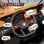 Aiyaplay Coche Eléctrico Para Niños 12v Con 2 Motores Control Remoto Naranja